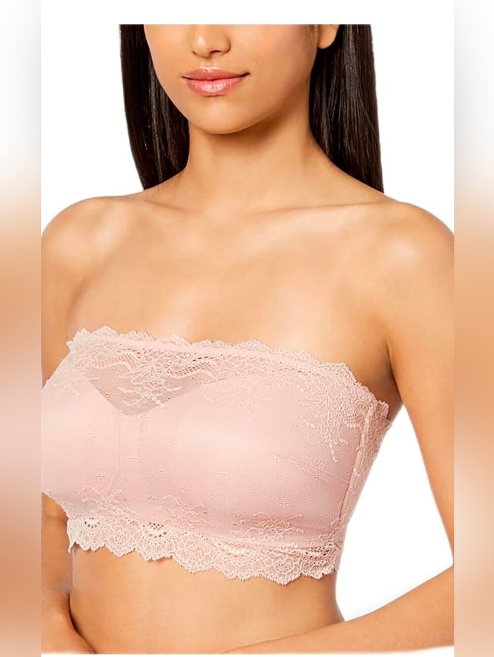 SPANX Lace Strapless Bandeau - Blush